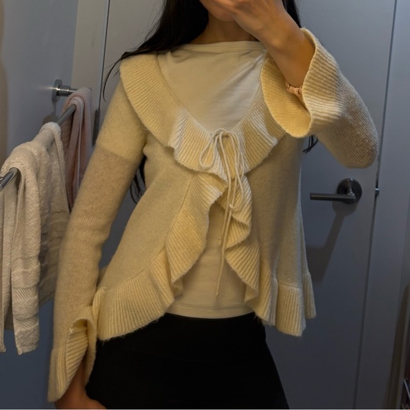 Vintage Cardigan - ruffle - Picture 5 of 5